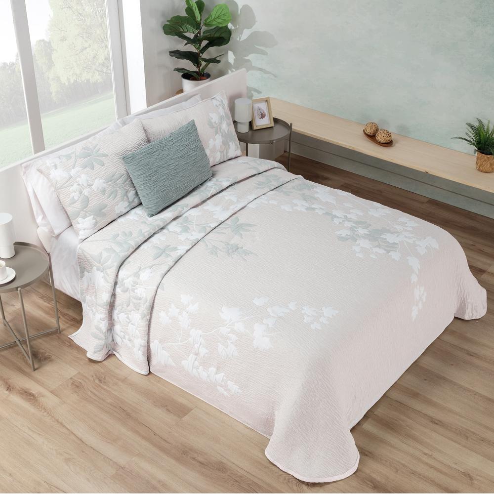 Imagen 0 de Colcha cubrecama jacquard Hiedra Manterol