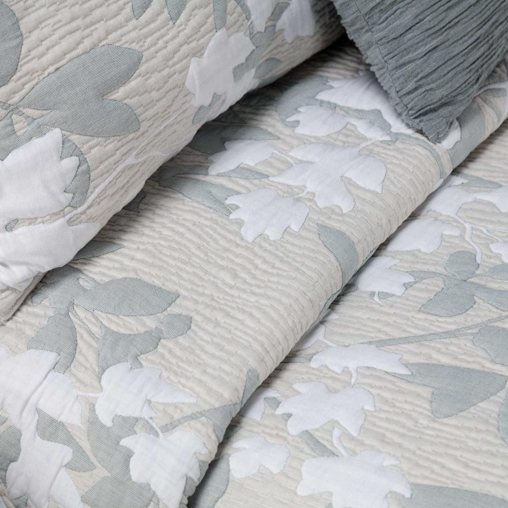 Colcha cubrecama jacquard Hiedra Manterol - Cama 180 cm 2