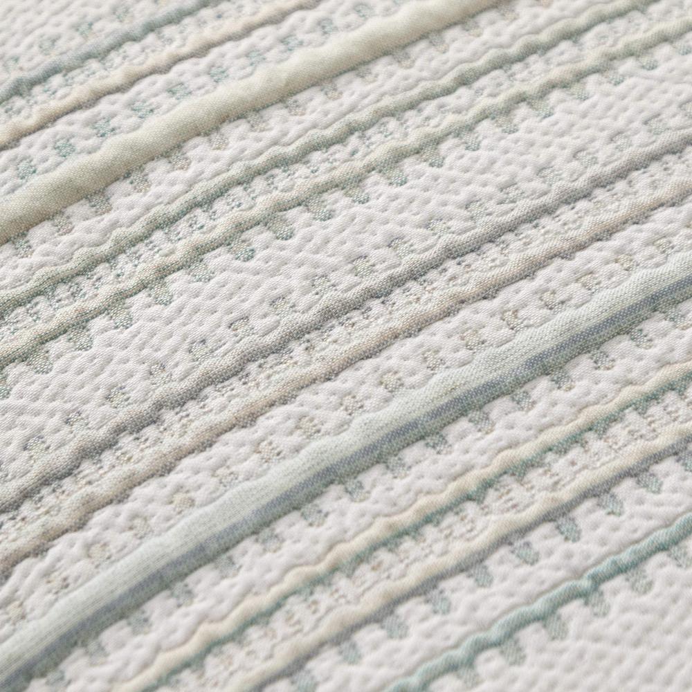 Colcha cubrecama jacquard bambu Tribe Manterol - Verde Cama 90 cm Verde-3