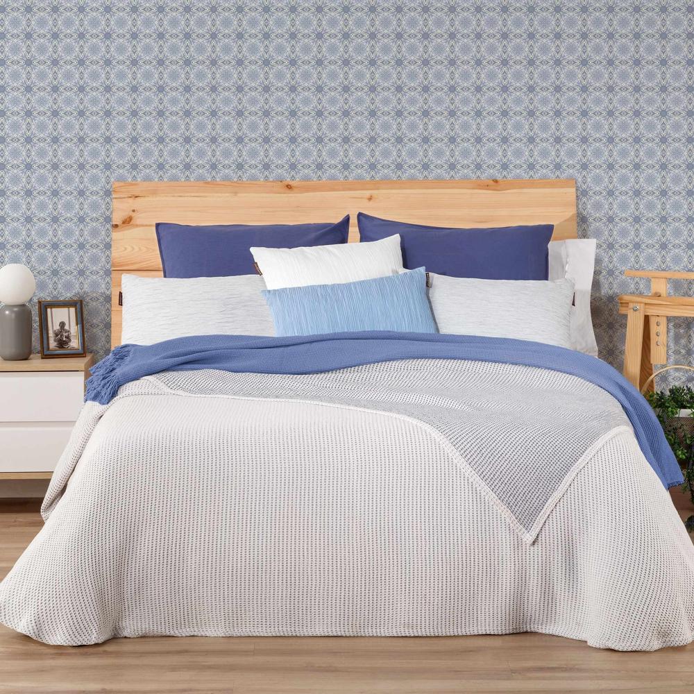 Imagen 0 de Colcha cubrecama bambu nido Manterol Beige