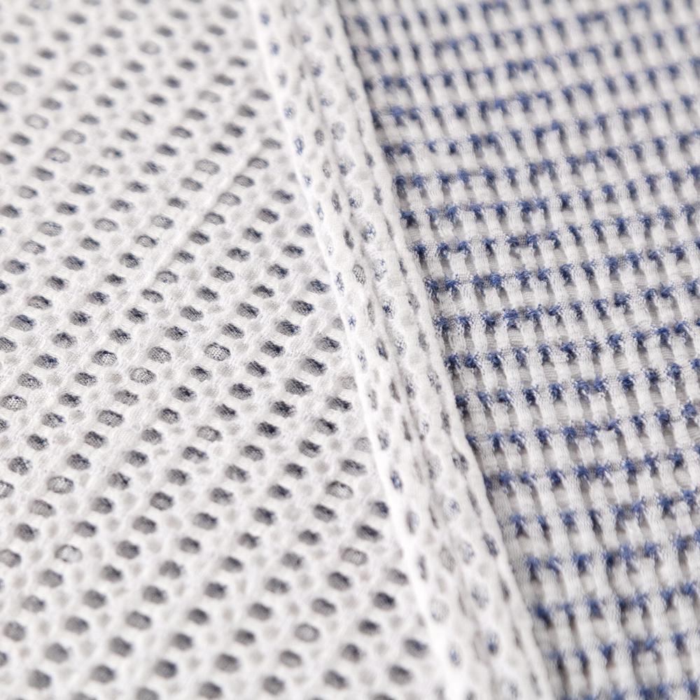 Colcha cubrecama bambu nido Manterol - Azul Cama 90 cm Azul-2