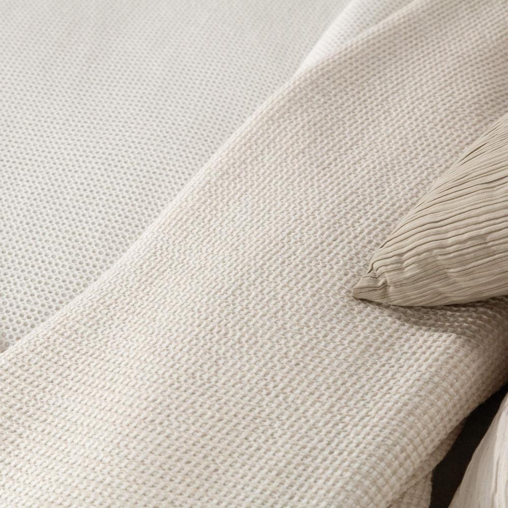 Colcha cubrecama bambu nido Manterol - Beige Cama 180 cm Beige-2