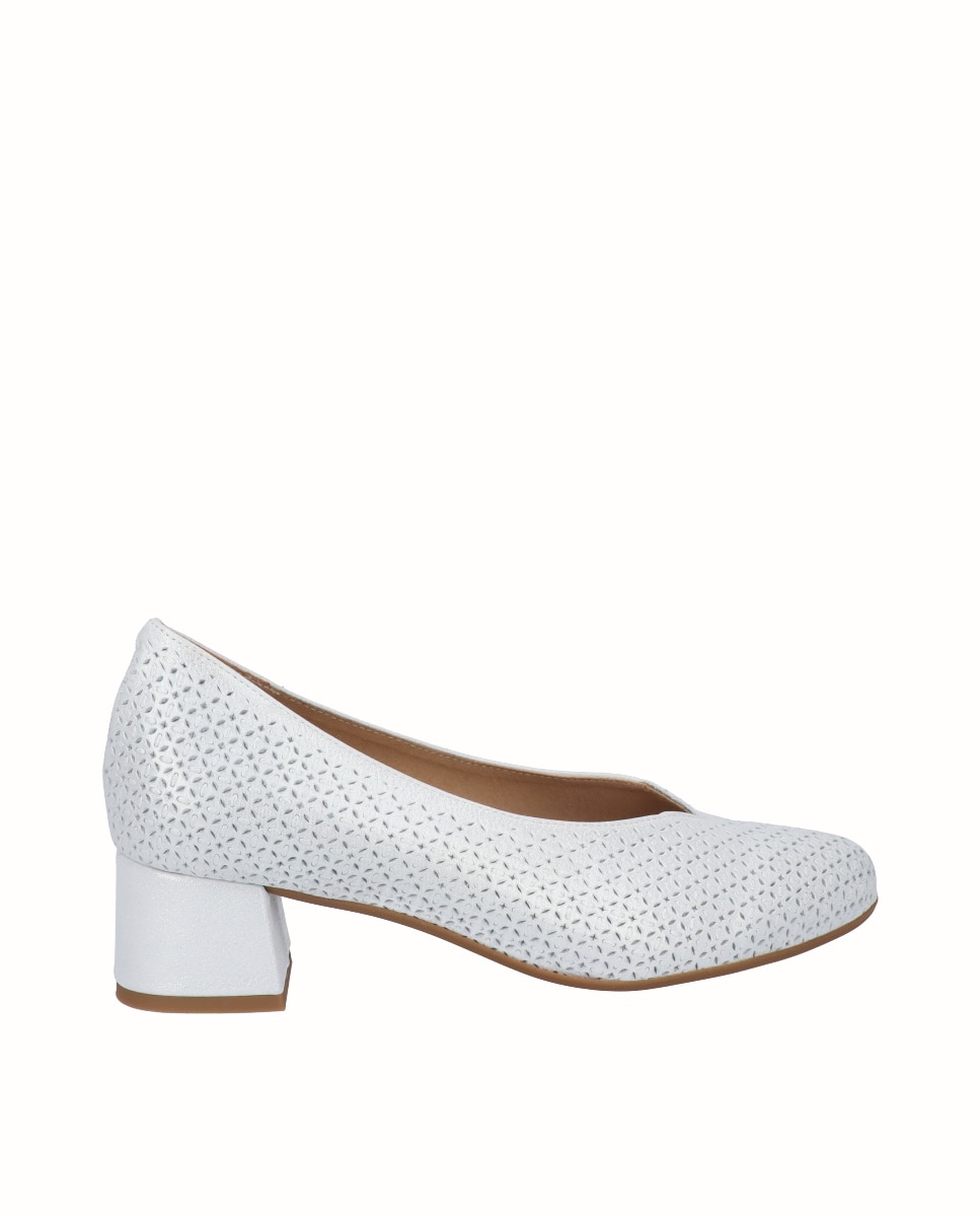D'Chicas - Zapatos de salón de mujer de piel fantasía.