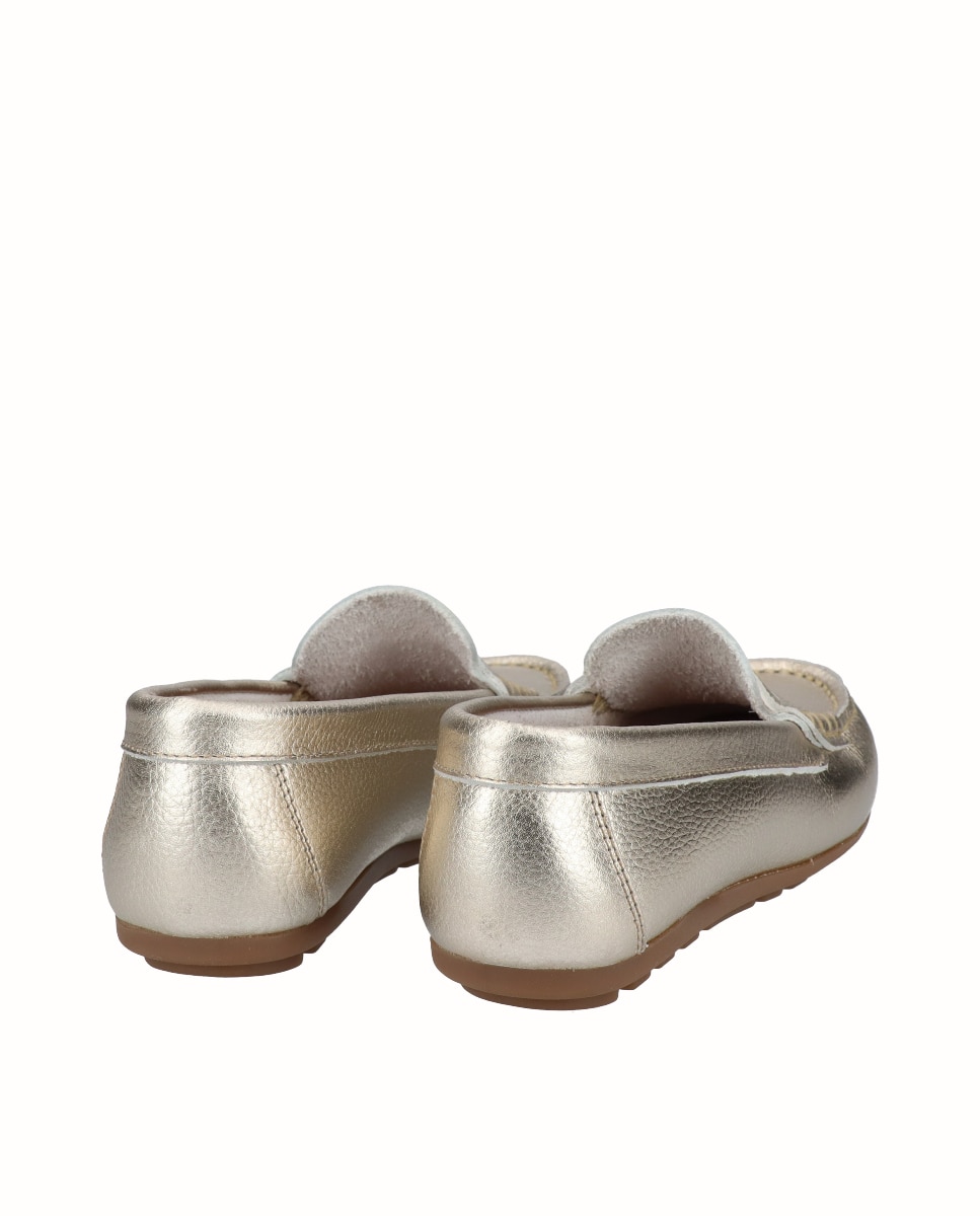 Mocasines de mujer kiowa de piel - D'Chicas - Oro Oro-2