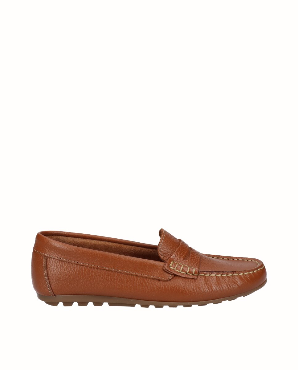 Mocasines de mujer kiowa de piel - D'Chicas - Marrón Marrón-1