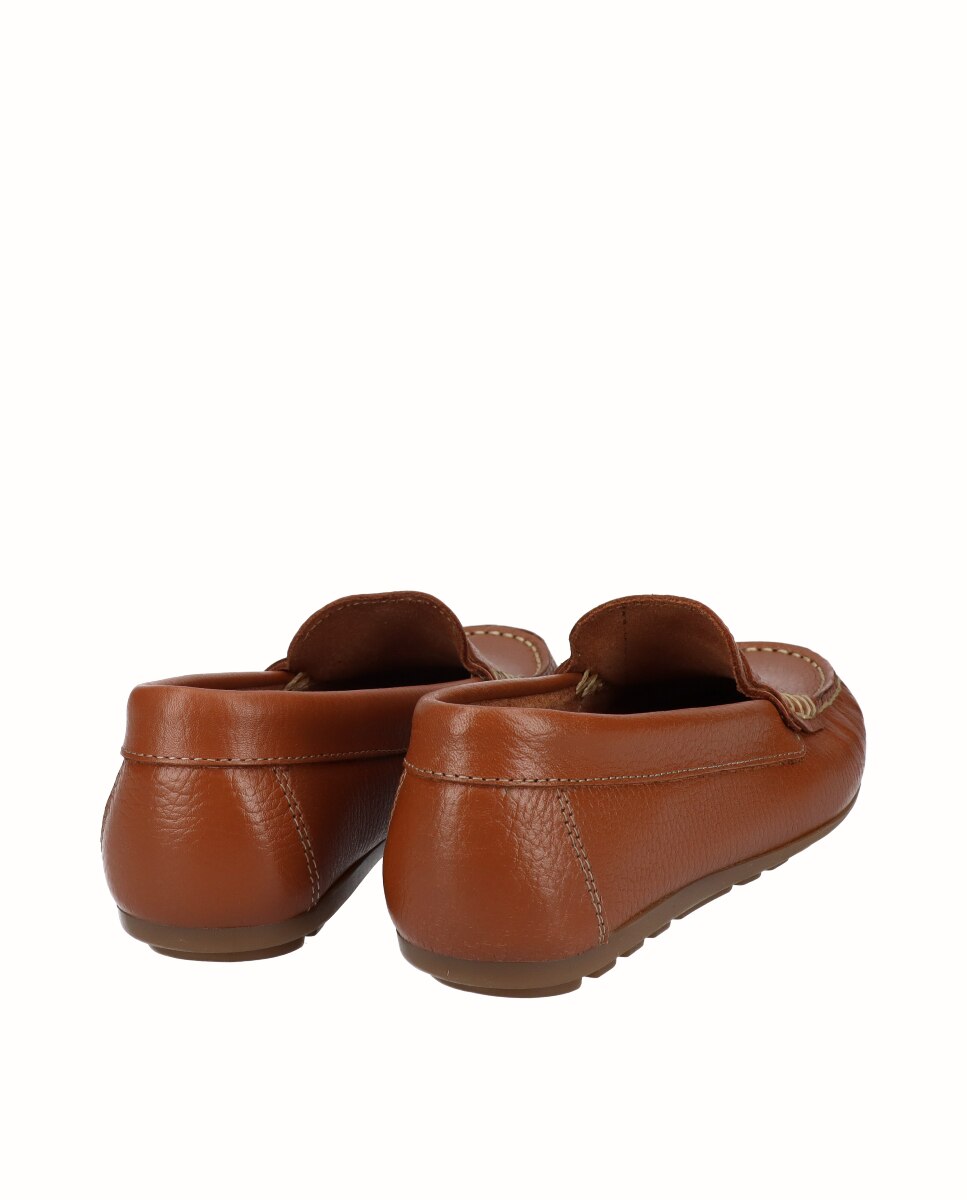 Mocasines de mujer kiowa de piel - D'Chicas - Marrón Marrón-2