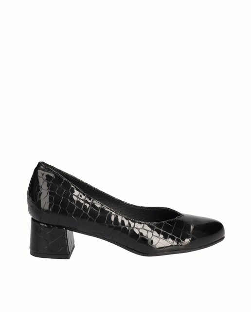 Imagen 0 de Zapatos de salón de mujer de piel