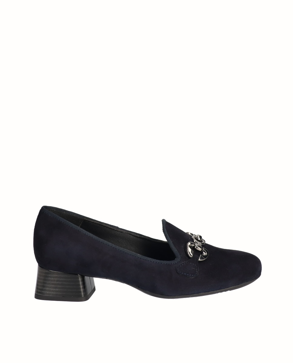 Zapatos de salón piel ante - D'Chicas - Azul marino Azul marino-1