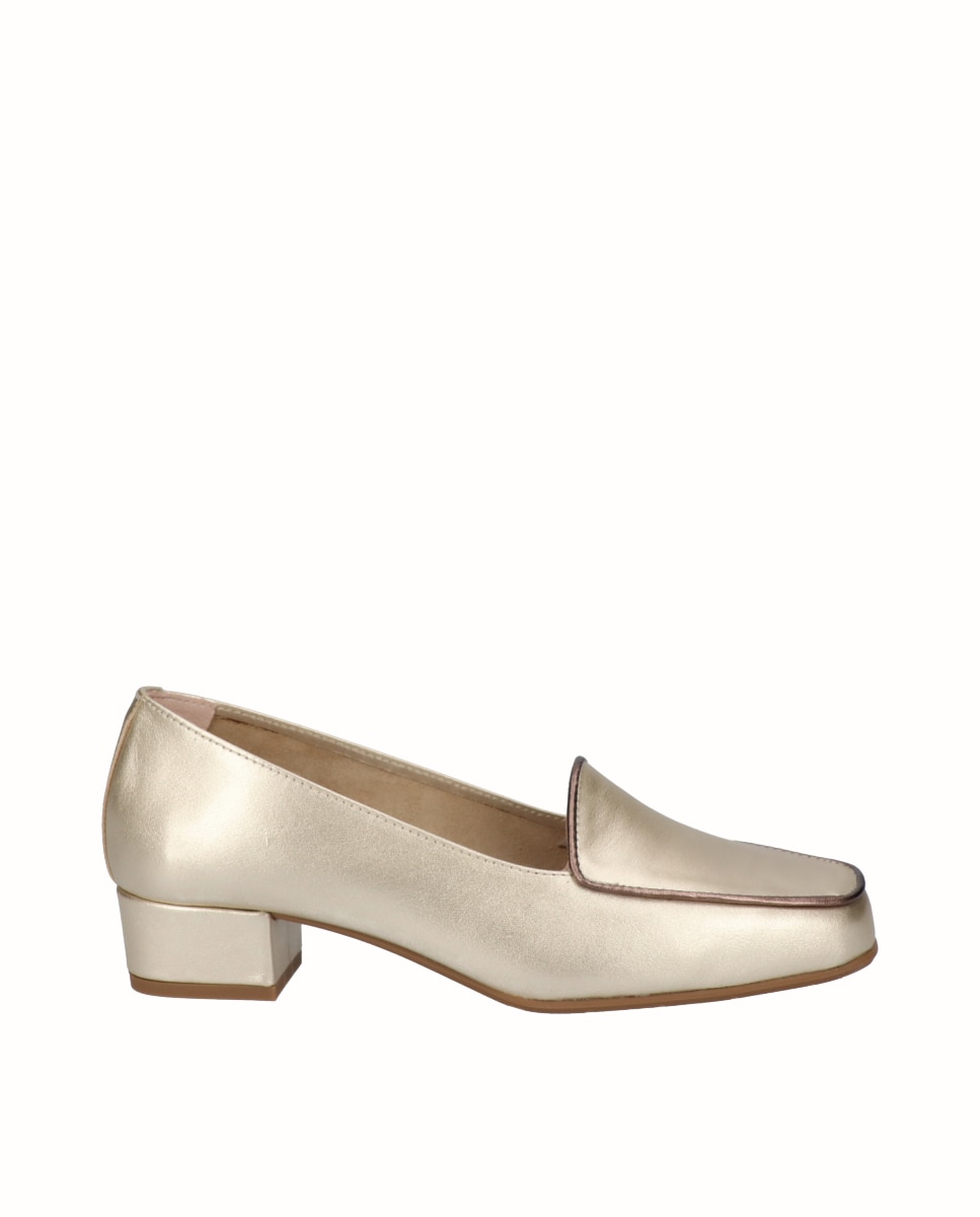Zapatos de salón ribete piel - D'Chicas - Oro Oro-1