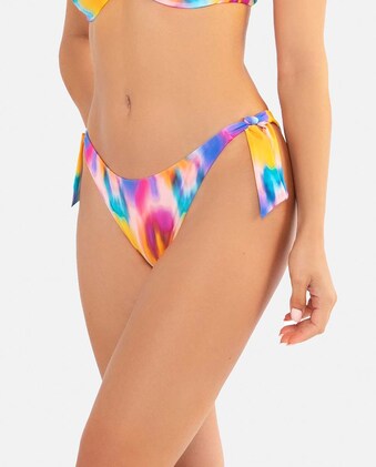 Braguita de bikini Lentra en lila con abalorios