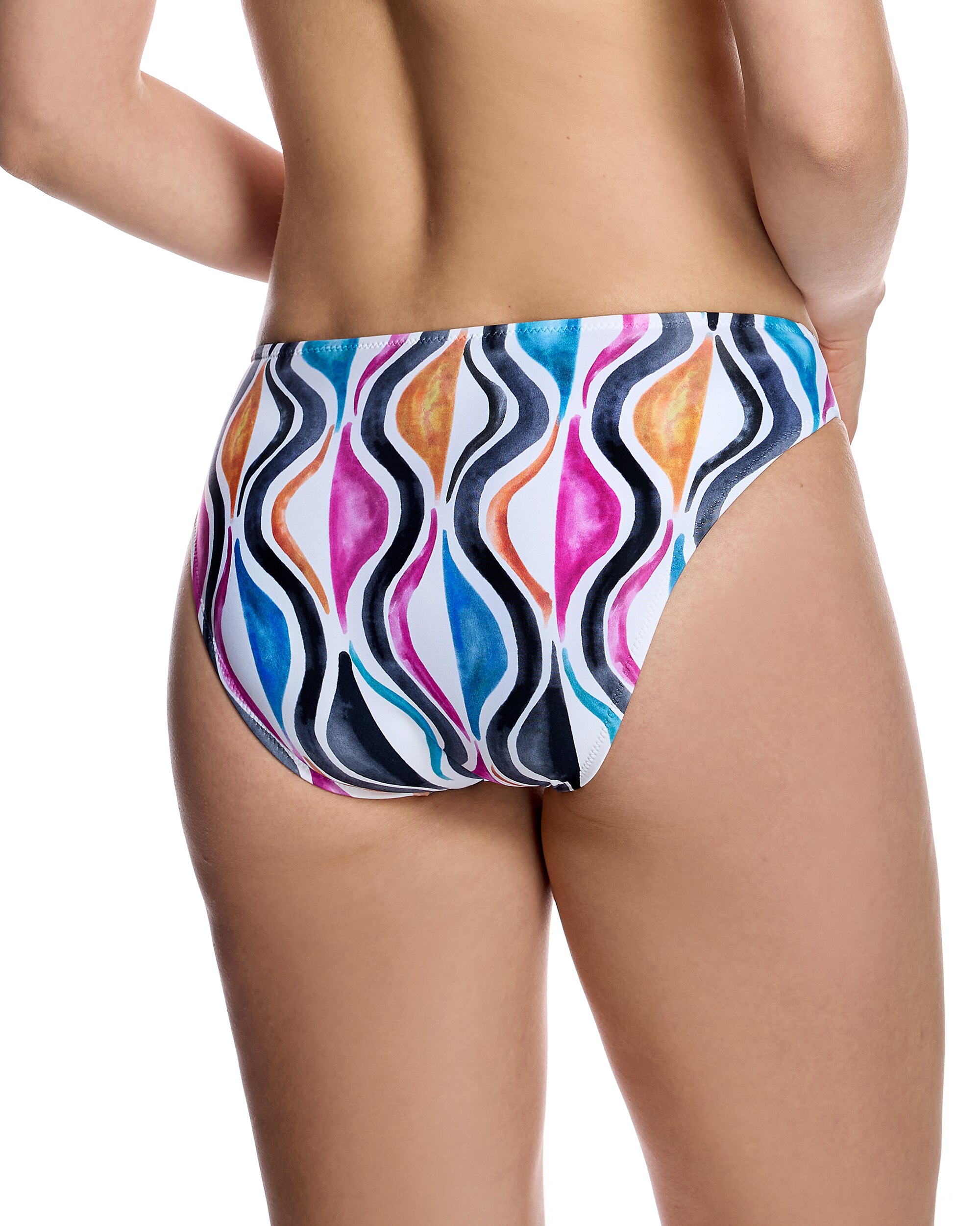 Braga de bikini de mujer con corte midi y diseño ergonómico - Ory - Blanco Blanco-2