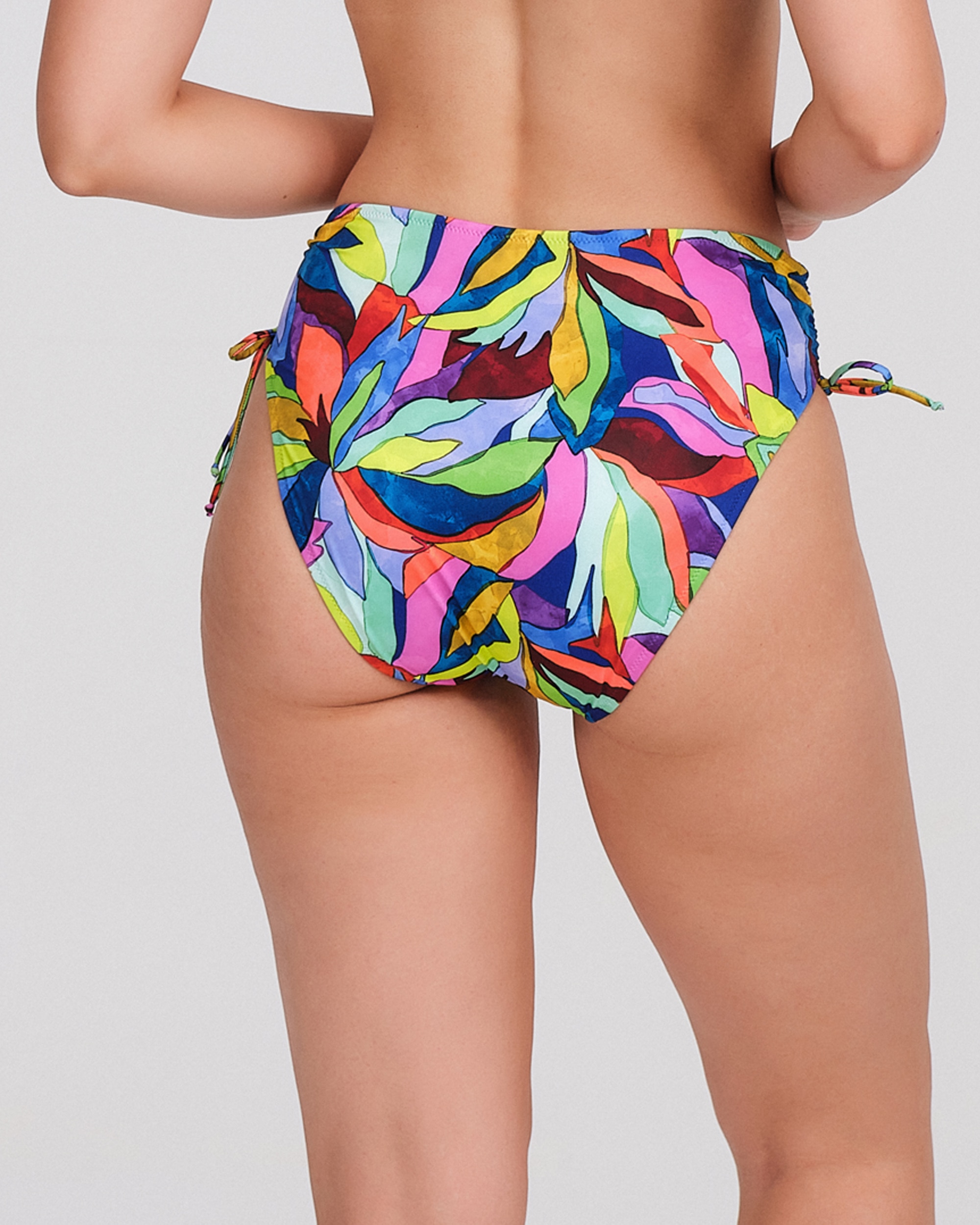 Braguita bikini mujer laterales ajustables estampado abstracto - Carey - Multicolor Multicolor-2