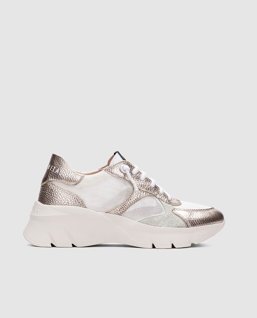 Imagen 0 de Zapatillas de mujer Hispanitas de plataforma con cordones