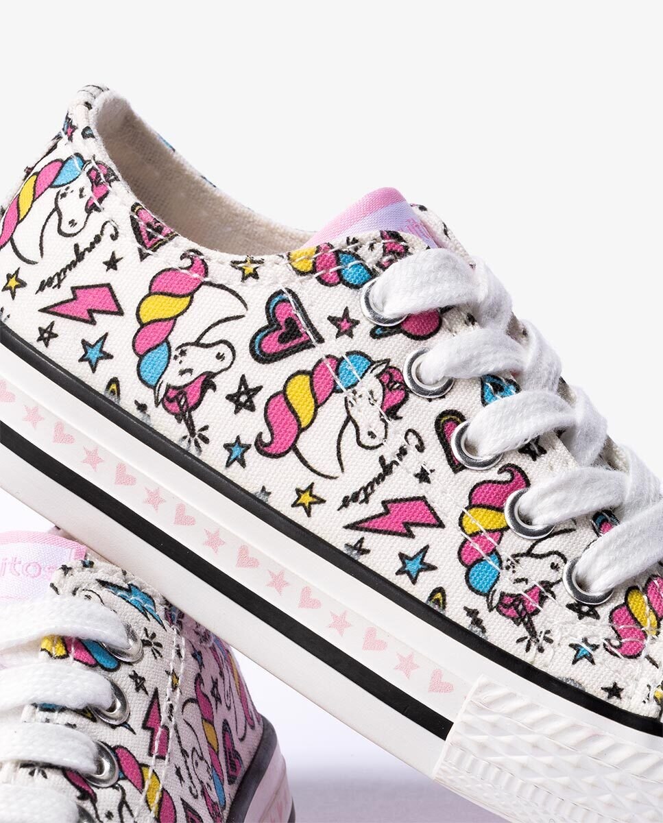 Zapatillas Conguitos Unicornio Sneakers Unicornio Silver CONGUITOS