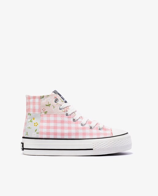 Imagen 0 de Zapatillas de lona de mujer altas con plataforma