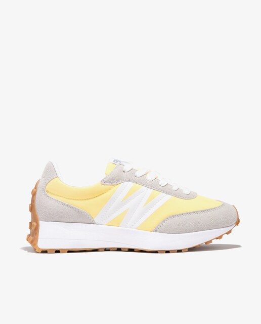 Imagen 0 de Zapatillas deportivas de mujer en amarillo con cordones