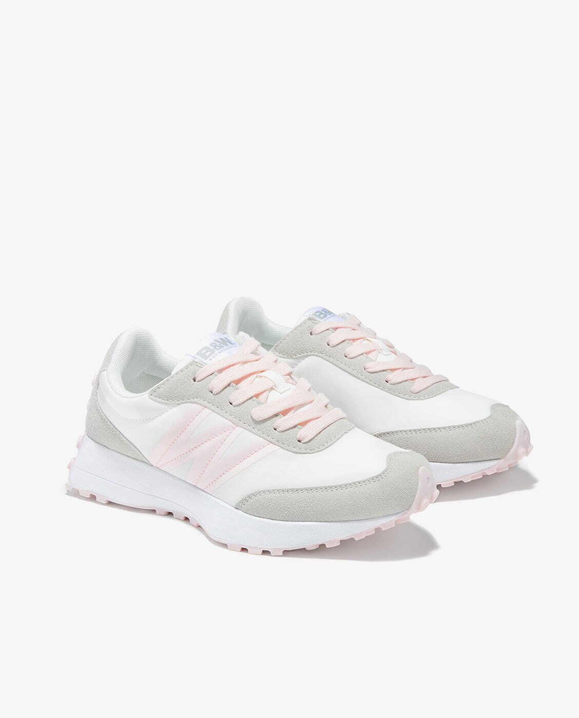 Zapatillas deportivas de mujer en con cordones - Break and Walk - Rosa Rosa-2