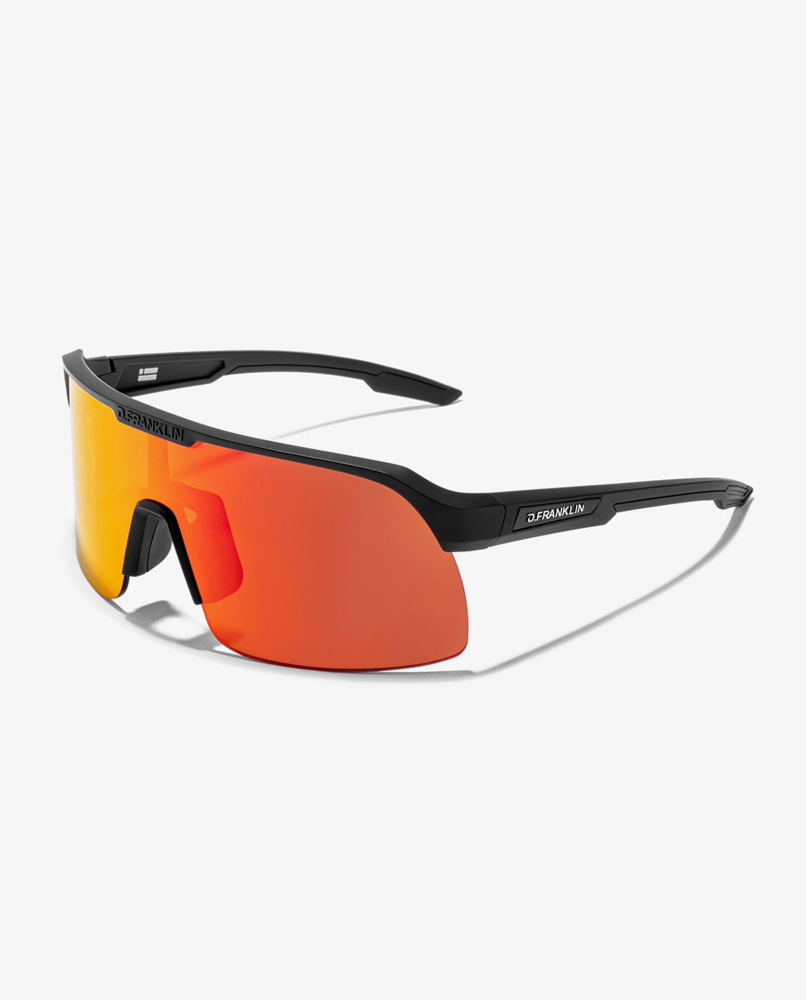 Gafas de sol unisex con forma envolvente wind fifty - D.Franklin - Rojo Rojo-3