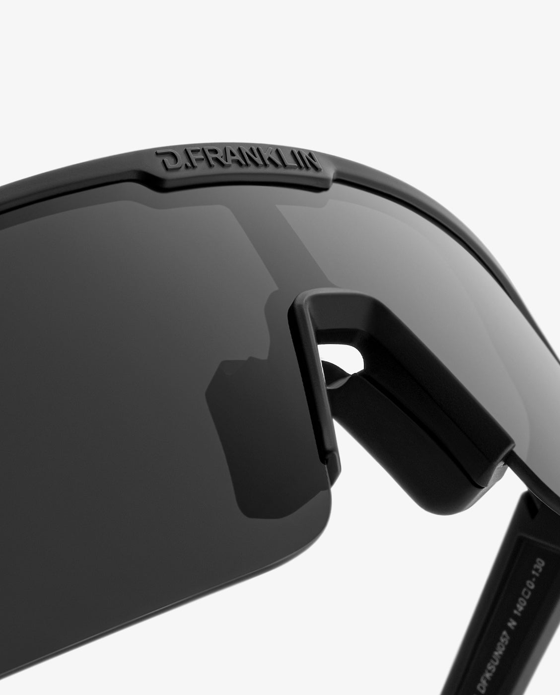 Gafas de sol unisex con forma envolvente wind fifty - D.Franklin - Negro Negro-5