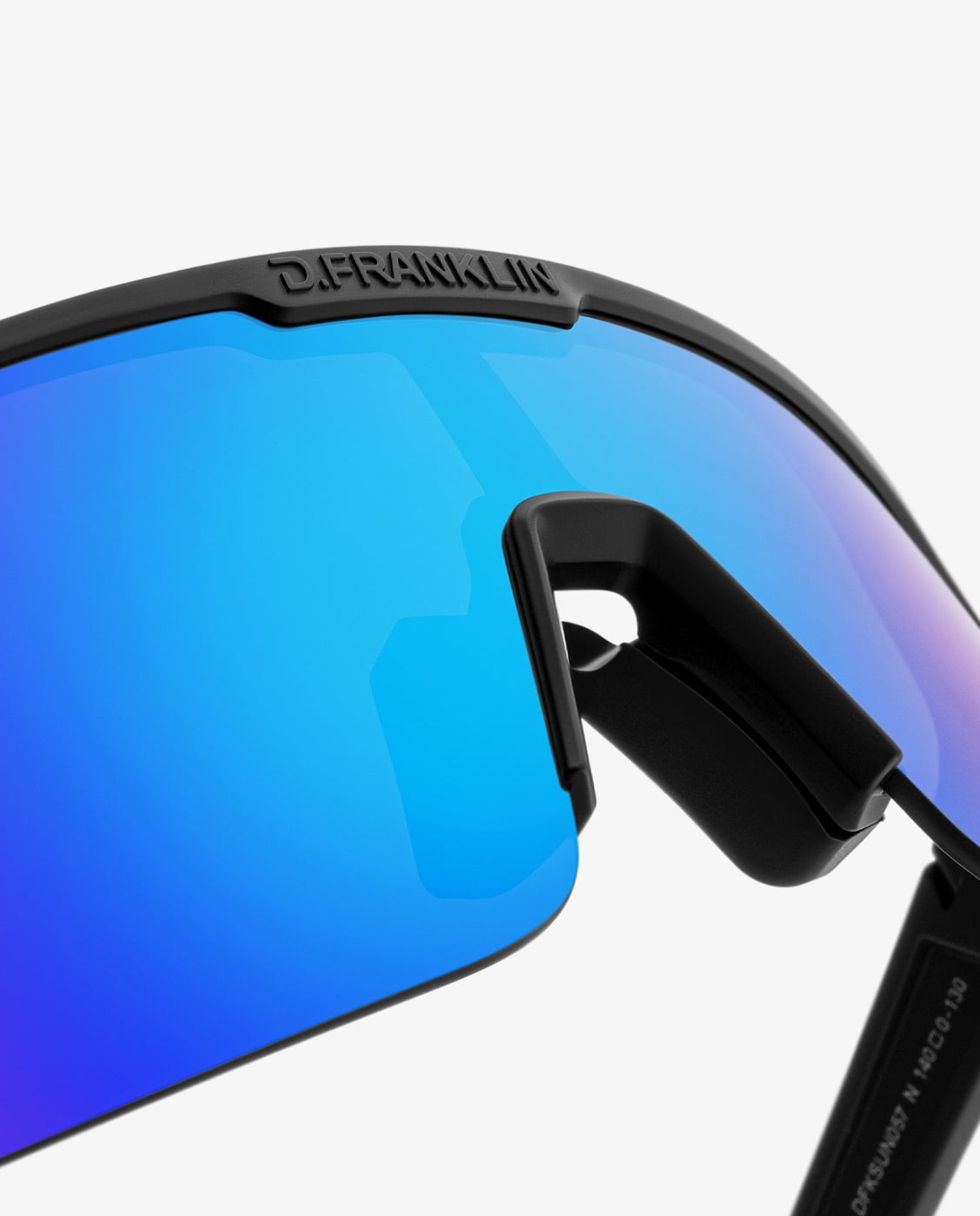 Gafas de sol unisex con forma envolvente wind fifty - D.Franklin - Azul Azul-4
