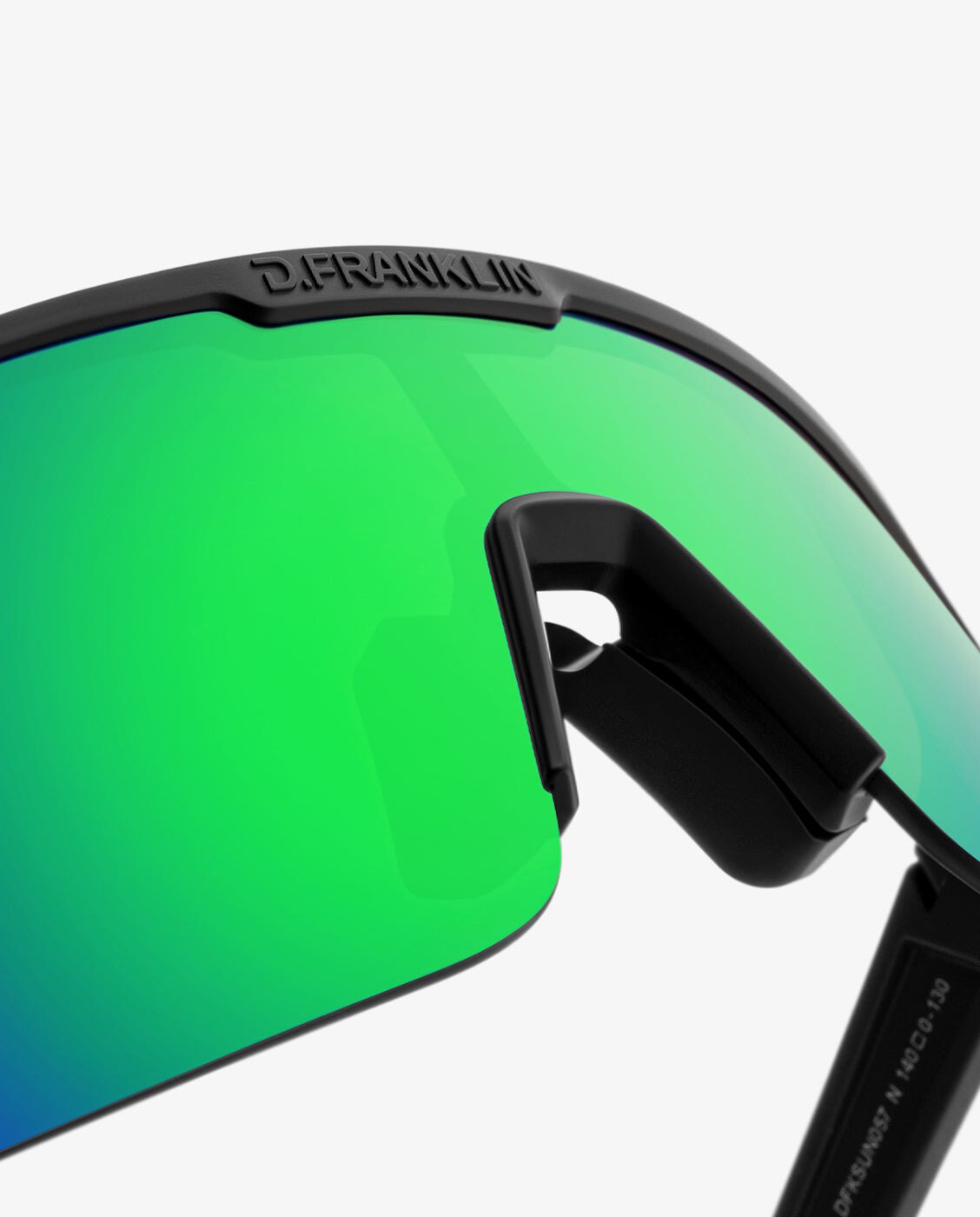 Gafas de sol unisex con forma envolvente wind fifty - D.Franklin - Verde Verde-5