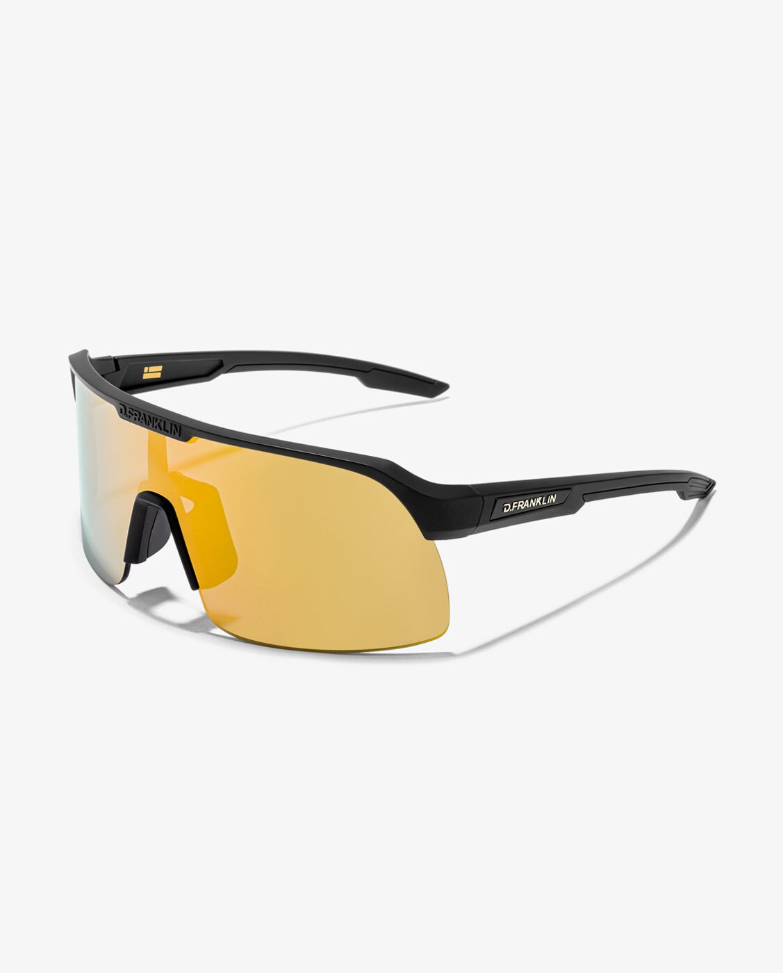 Gafas de sol unisex con forma envolvente wind fifty - D.Franklin - Oro Oro-3