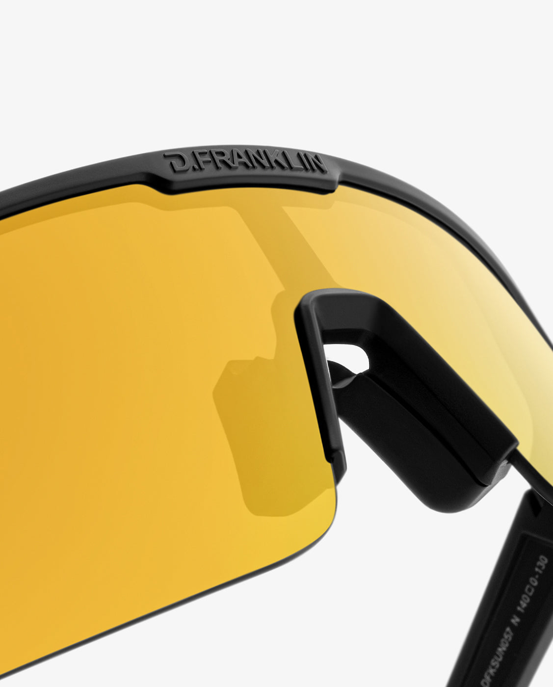 Gafas de sol unisex con forma envolvente wind fifty - D.Franklin - Oro Oro-4