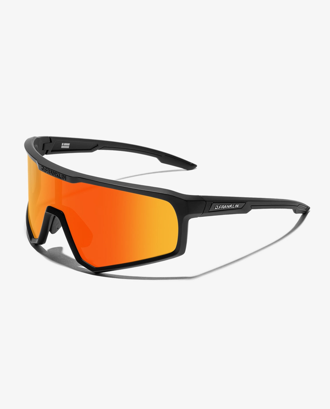 Gafas de sol unisex con forma envolvente hurricane - D.Franklin - Rojo Rojo-3