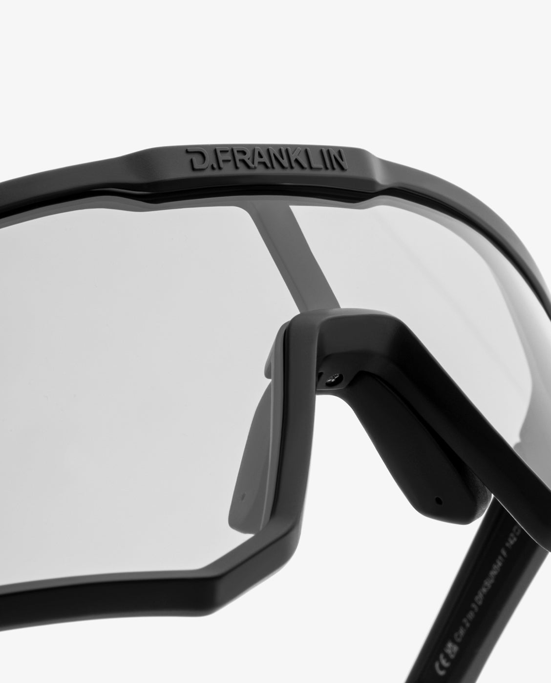 Gafas de sol unisex con forma envolvente hurricane - D.Franklin - Blanco Blanco-5