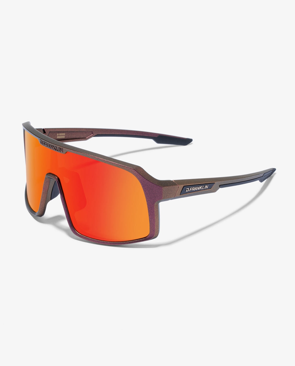 Gafas de sol unisex con forma envolvente wind limited - D.Franklin - Naranja Naranja-4