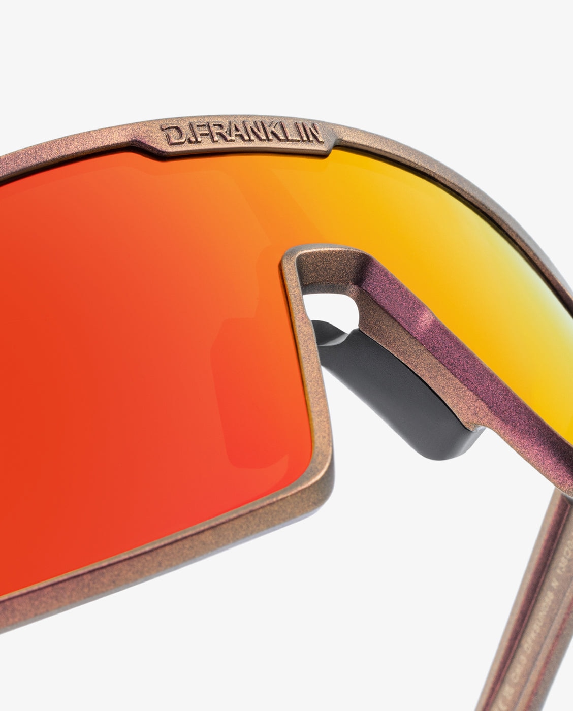 Gafas de sol unisex con forma envolvente wind limited - D.Franklin - Naranja Naranja-5