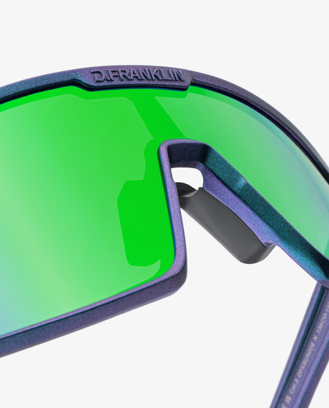 Gafas de sol unisex con forma envolvente wind limited - D.Franklin - Verde Verde-4