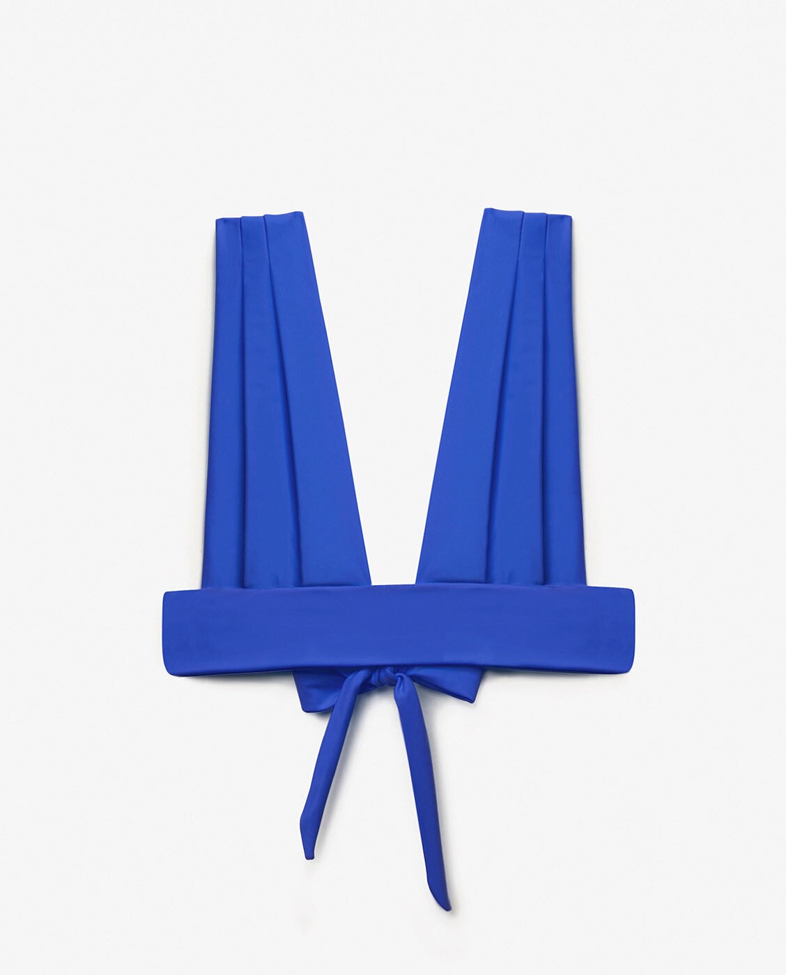Top bikini con escote en v hanan - Kalk - Azul Azul-4