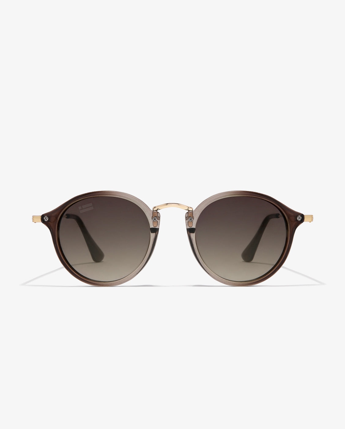 Gafas de sol unisex con forma redonda roller tr90 - D.Franklin - Marrón Marrón-1
