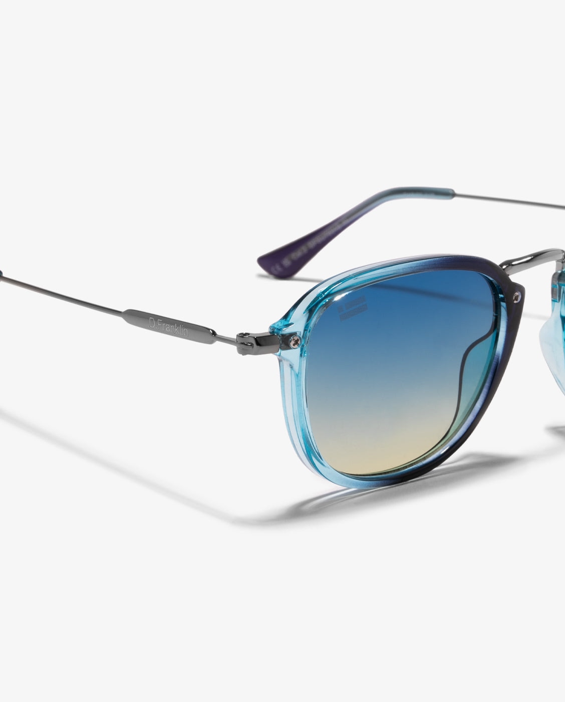 Gafas de sol unisex con forma cuadrada roller sq - D.Franklin - Azul celeste Azul celeste-3