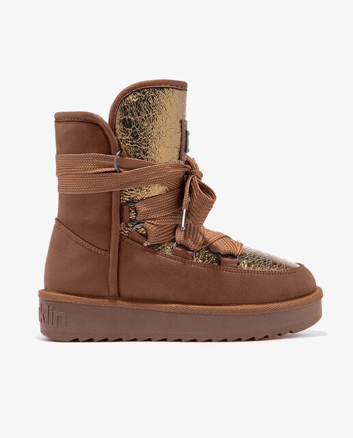 Imagen 0 de Botas de mujer estilo asutralianas con lazo frontal Nordic shiny