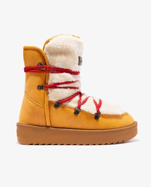 Imagen 0 de Botas de mujer estilo australianas con forro de pelo y cierre a cordones Nordic trk fur