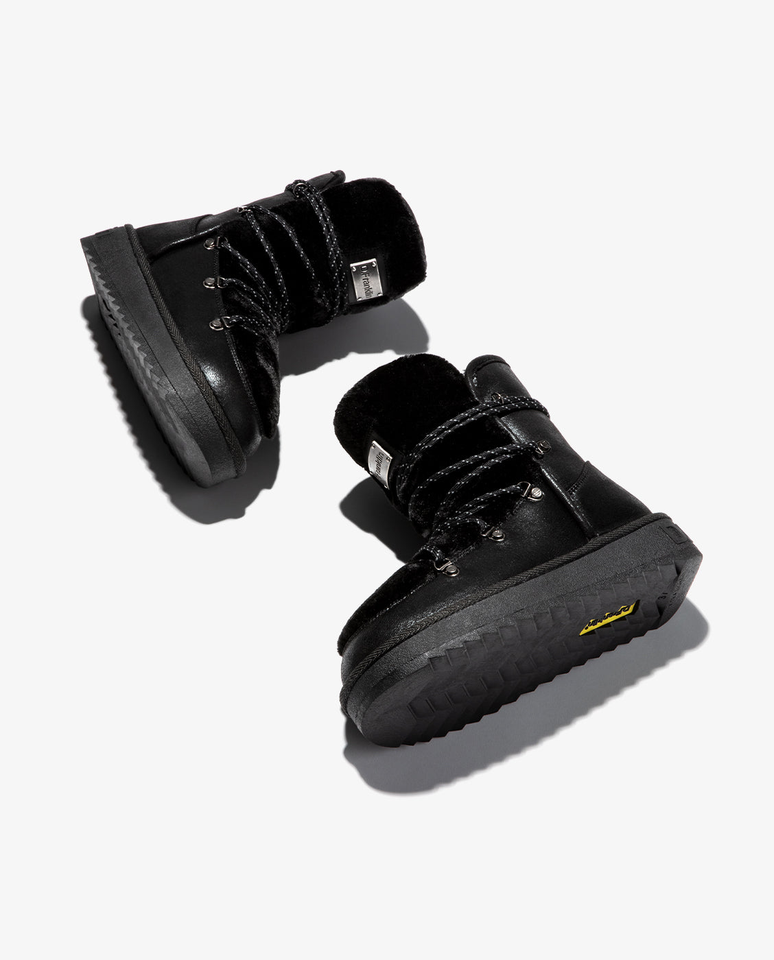 Botas australianas de mujer con forro de pelo Nordic trk fur - D.Franklin - Negro Negro-3
