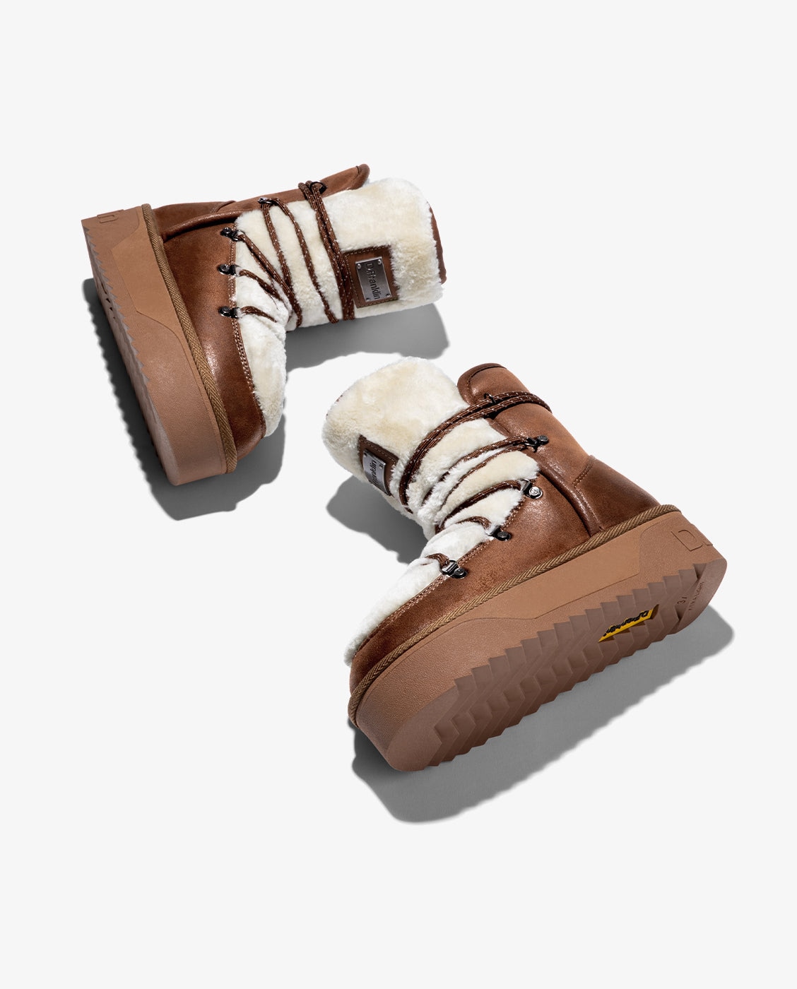 Botas de pelo de mujer estilo australianas nordic v.2 trk - D.Franklin - Marrón Marrón-4