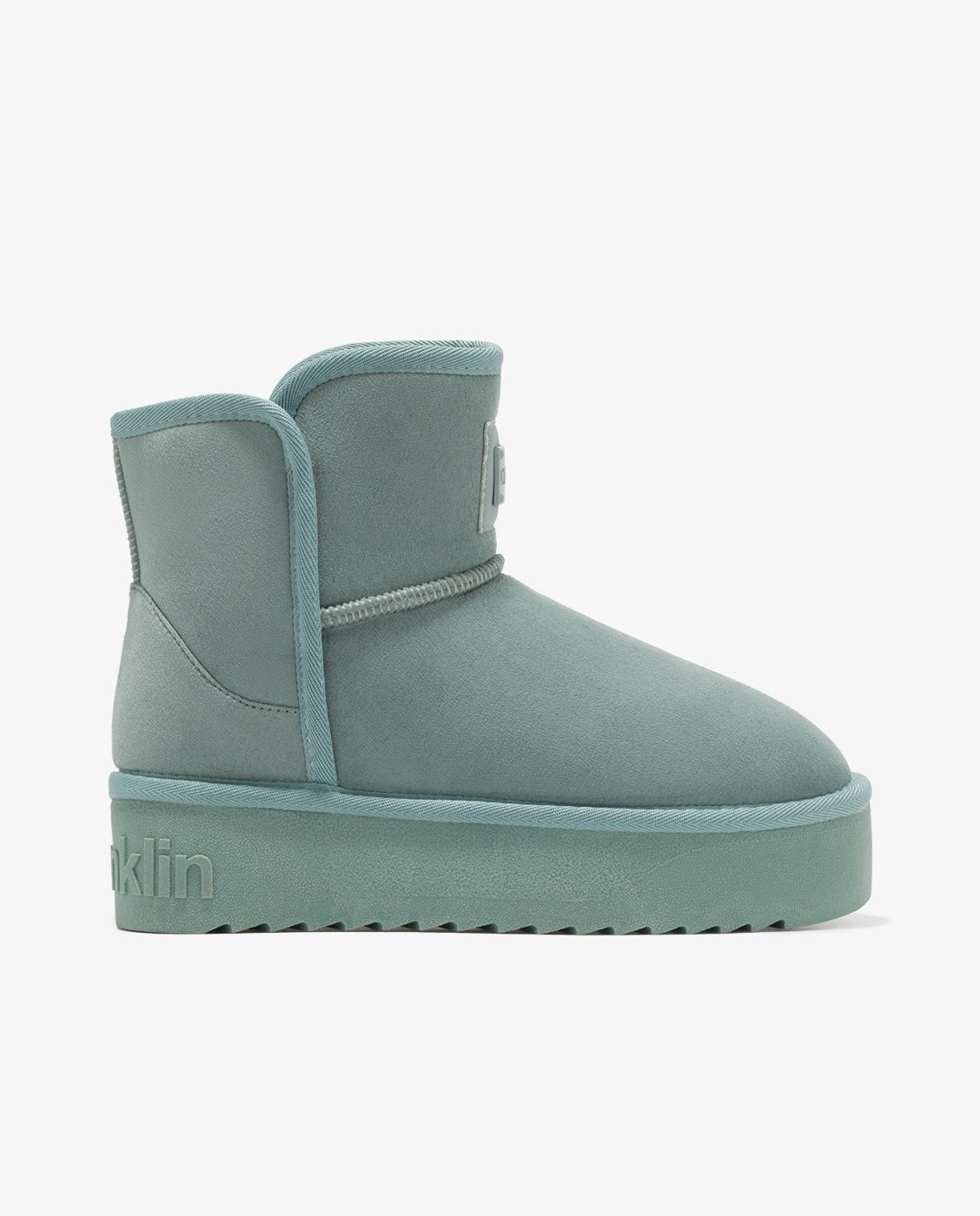 Botas de mujer estilo australianas con plataforma Nordic basic - D.Franklin - Verde Verde-1