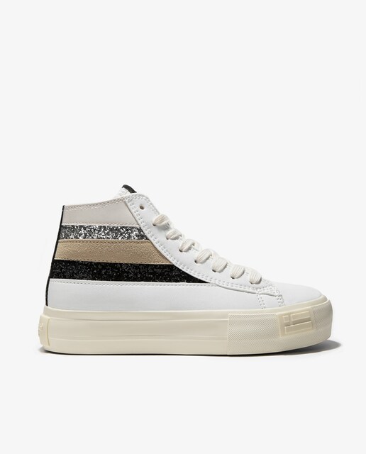Imagen 0 de Zapatillas altas de mujer One way vert estampadas con cierre de cordones