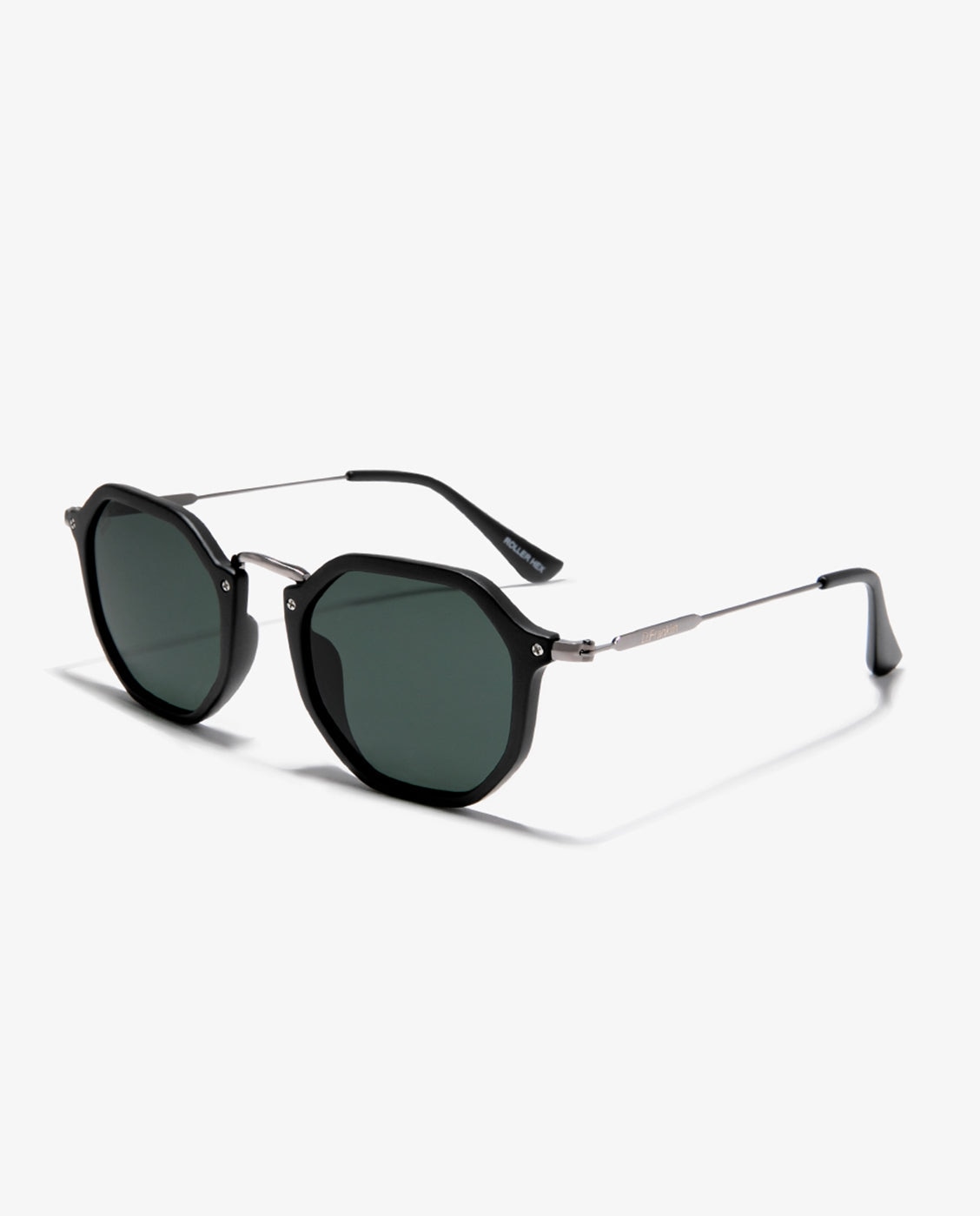 Gafas de sol de mujer con forma geométrica roller hex - D.Franklin - Negro Negro-3