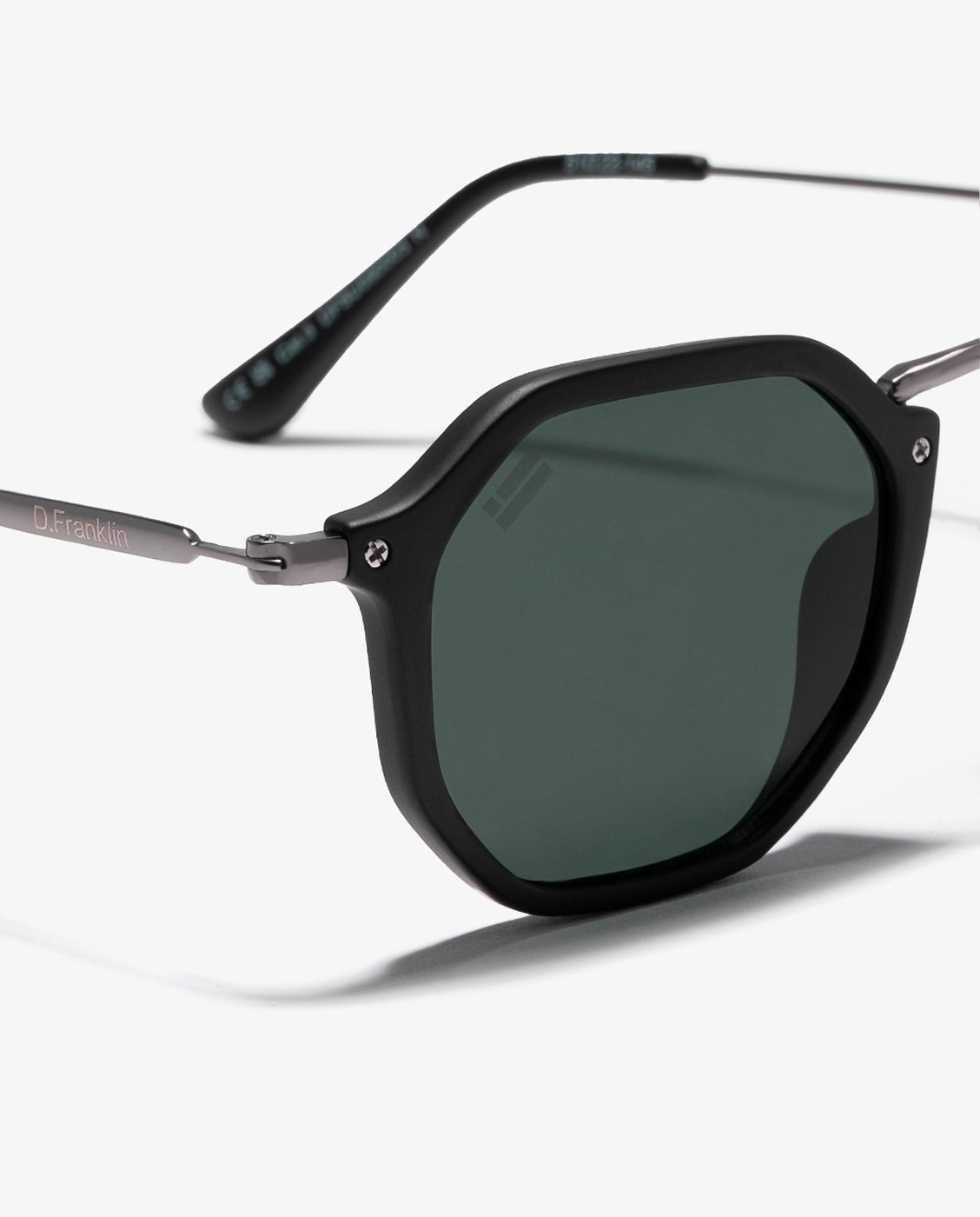 Gafas de sol de mujer con forma geométrica roller hex - D.Franklin - Negro Negro-2