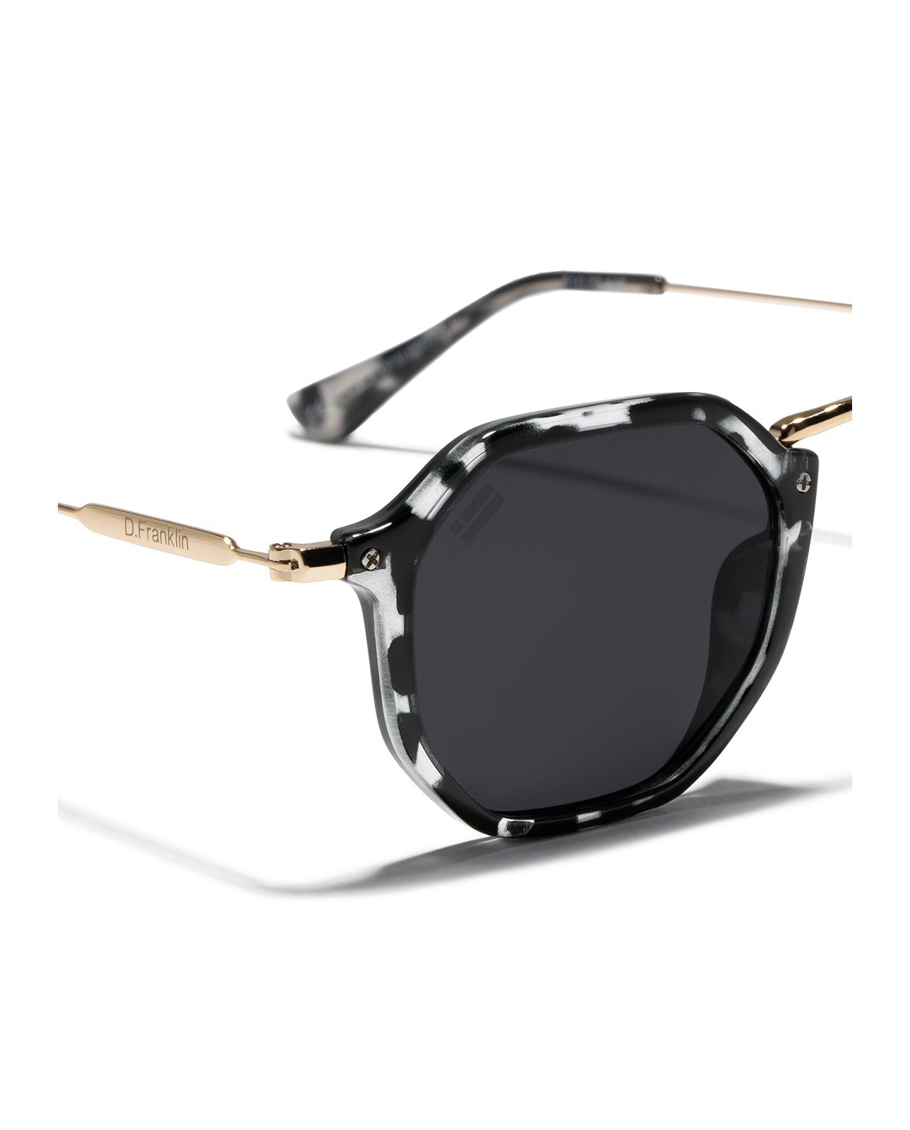 Gafas de sol de mujer con forma geométrica roller - D.Franklin - Negro Negro-4