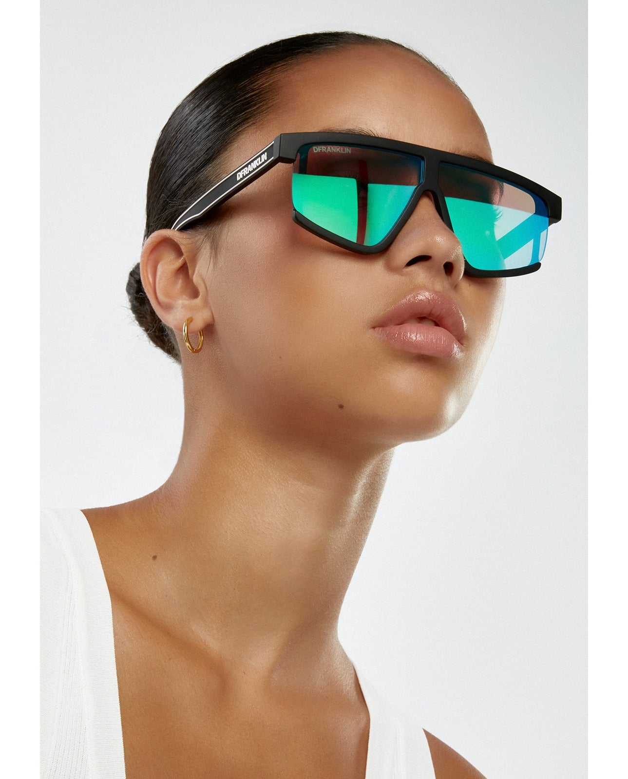 Gafas de sol unisex con forma de pantalla alpha - D.Franklin - Verde · El Corte Inglés — oferta en El Corte Inglés