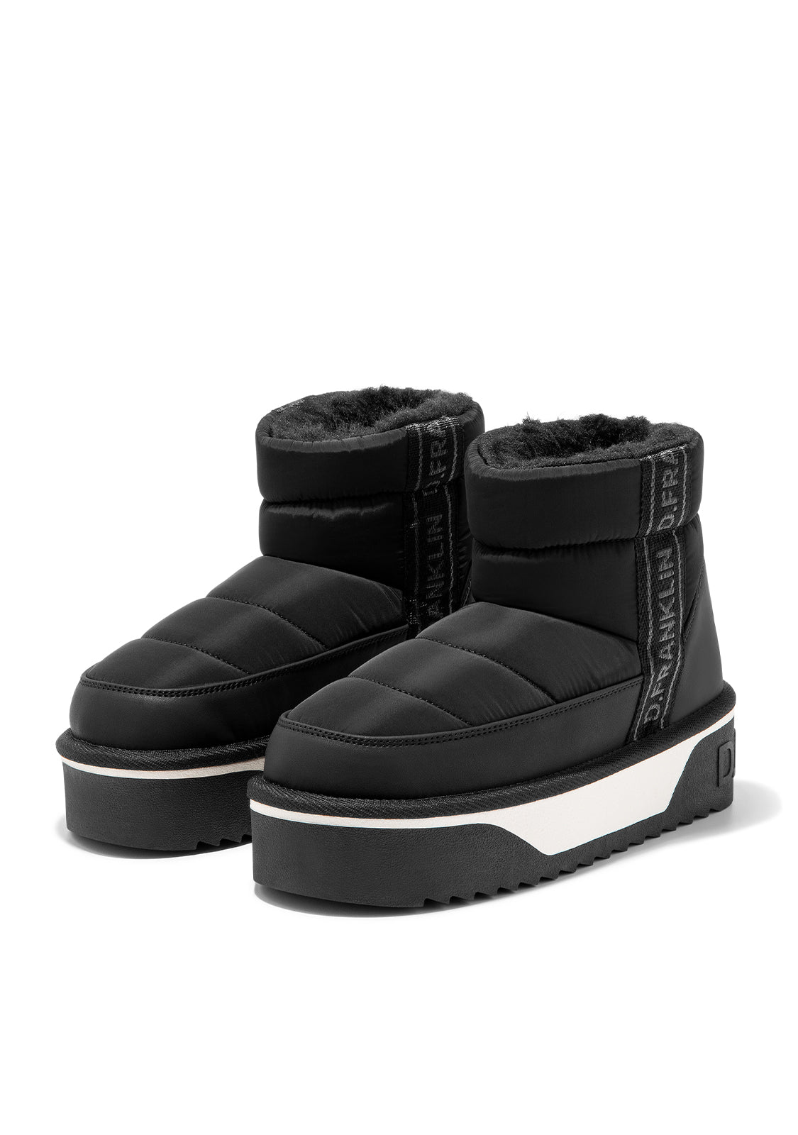Botas de mujer de corte bajo con forro interior Nordic V.2 low bomb - D.Franklin - Negro Negro-2