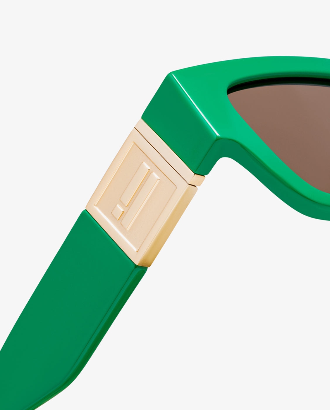 Gafas de sol unisex con forma rectangular emblem sq - D.Franklin - Verde Verde-4