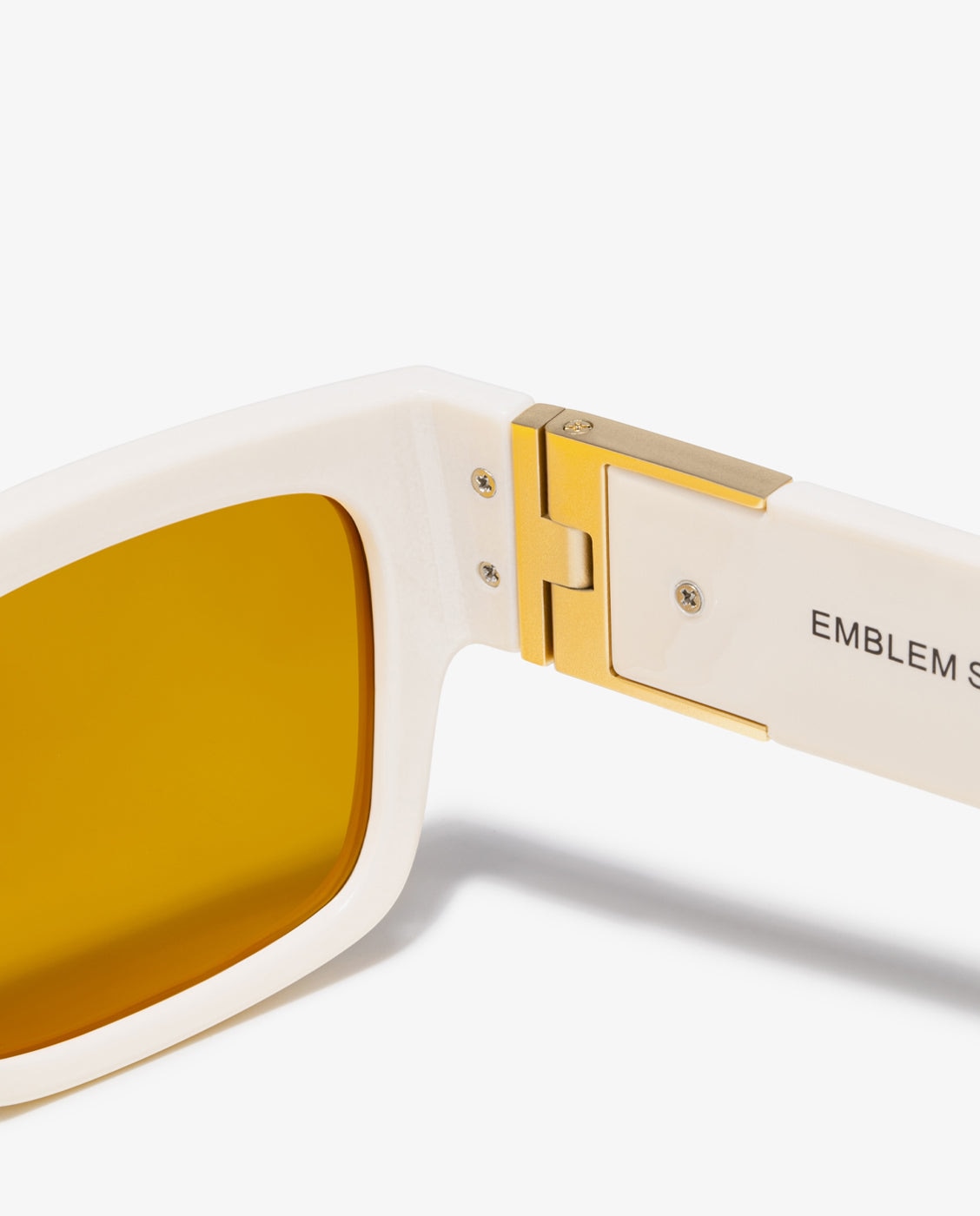 Gafas de sol unisex con forma rectangular emblem sq - D.Franklin - Blanco Blanco-2