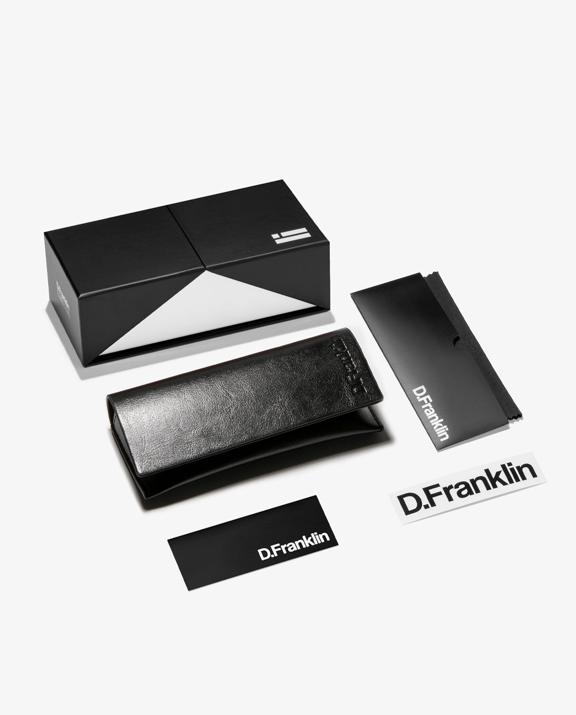 Gafas de sol unisex con forma rectangular emblem sq - D.Franklin - Blanco Blanco-5
