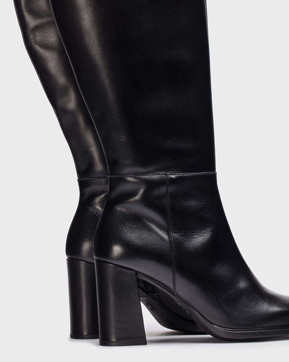 Botas de mujer en piel aurora 08 xl wonders - Negro Negro-5
